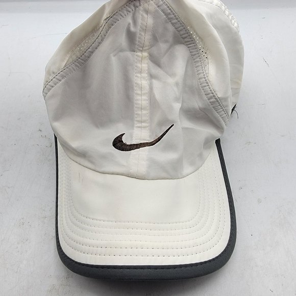 Nike Accessories - Nike Featherlight Dri Fit White Athletic Hats Adults Unisex Lightweight